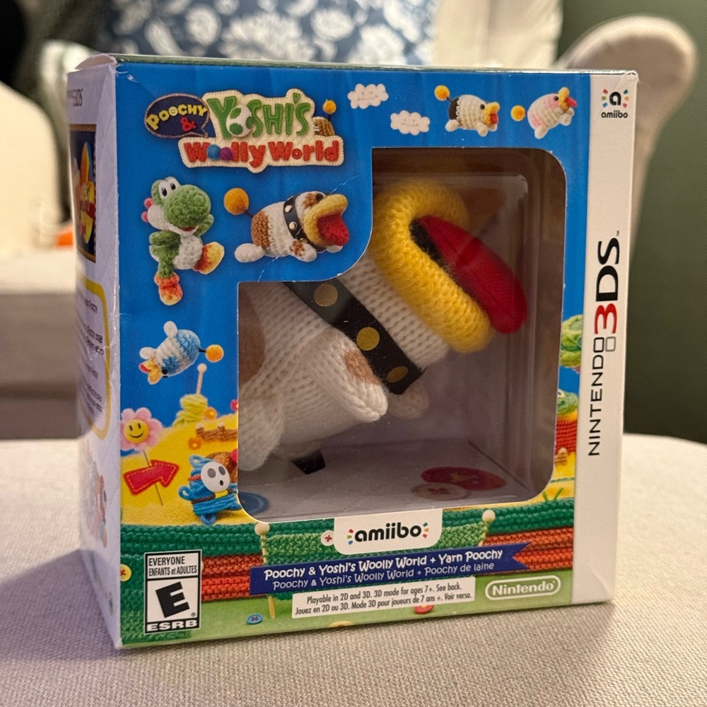 RARE Unopened Nintendo Poochy & Yoshi's Woolly World Amiibo